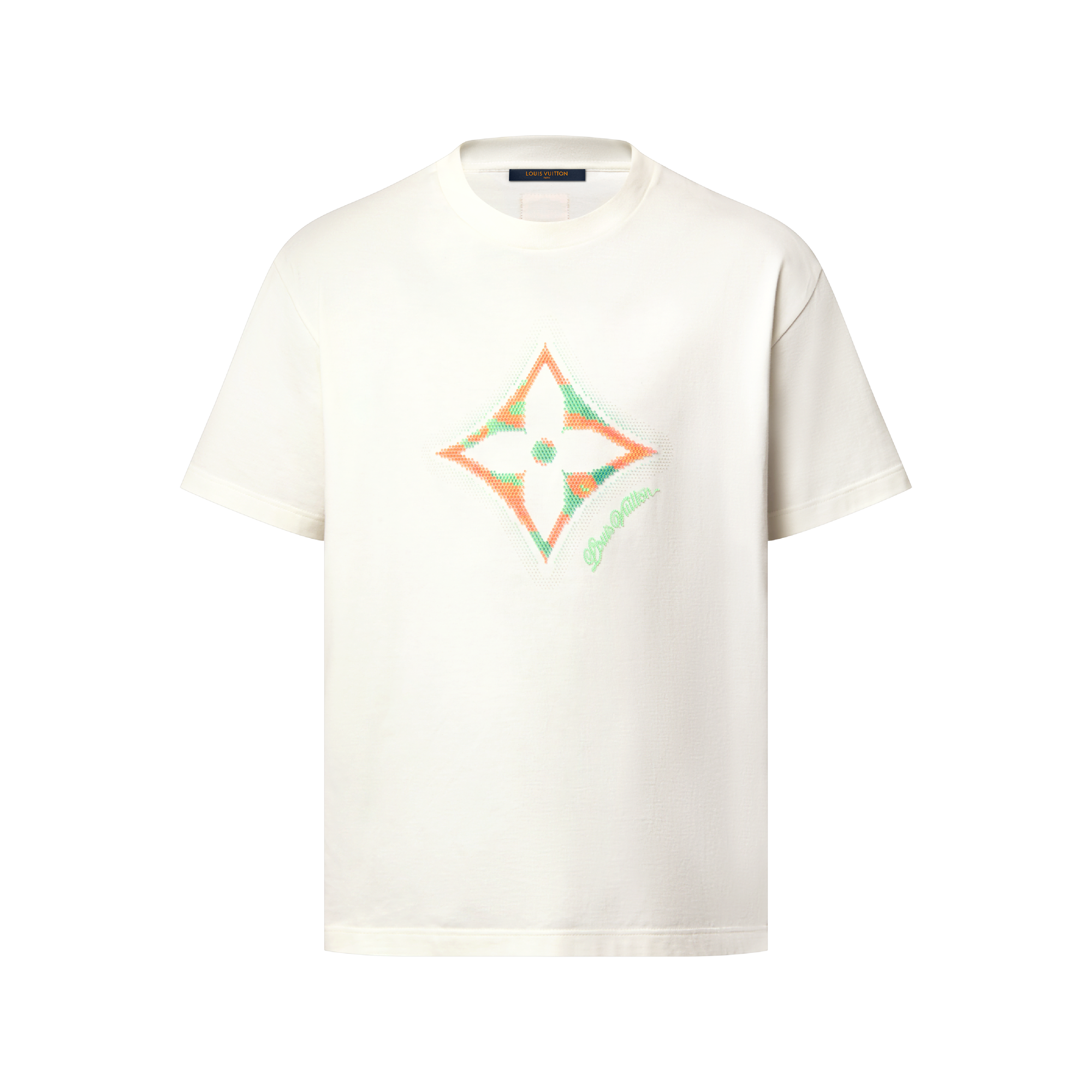 Monogram Flower 3D Gradient Print T-Shirt - Ready-to-Wear | LOUIS